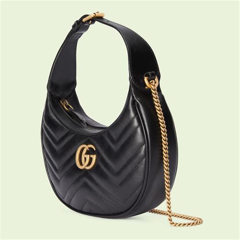 halbmondförmige gg marmont mini-tasche